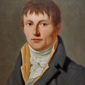 Retrato de un joven aristocrático francés-pintura al óleo del siglo 18 imagen 4