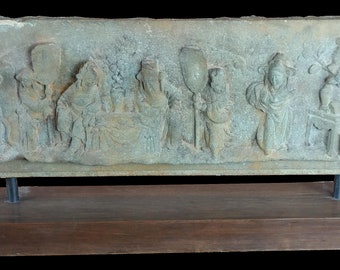 Chinese Ming Dynasty Antique Hand carved Temple Stone