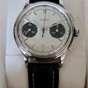 Zodiac Chronograph -Original 1960s Vintage Stainless Steel watch
