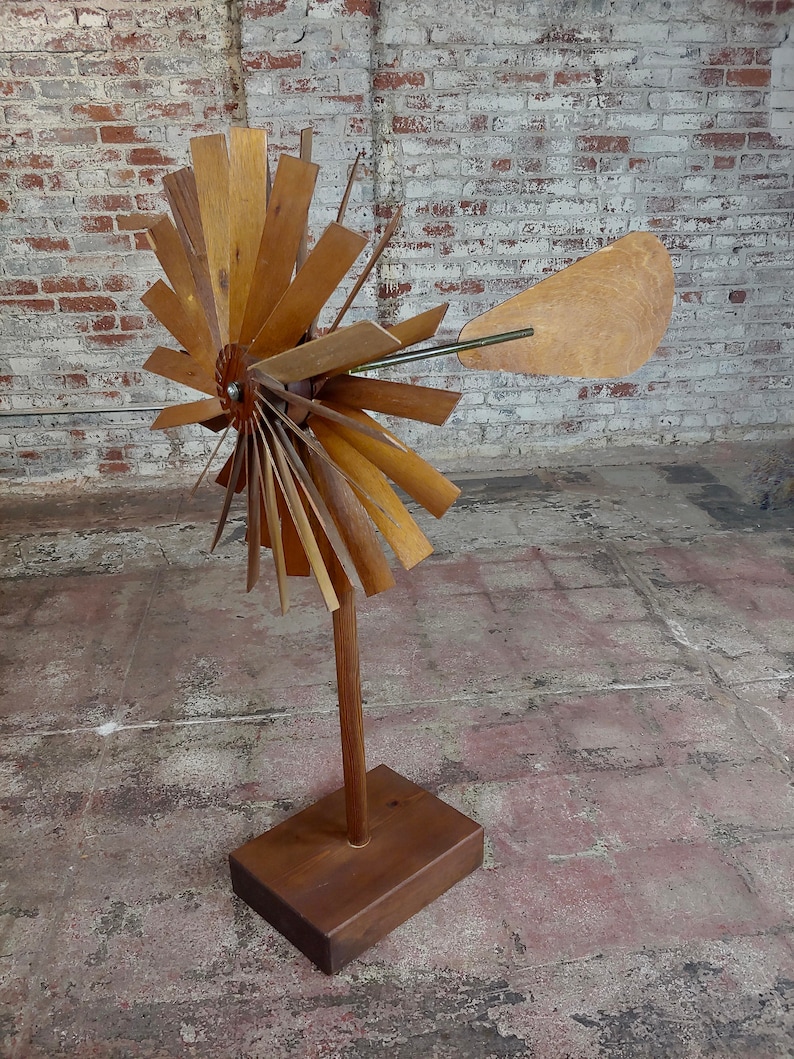 Mid-century Double Propeller Wooden Weathervane - Etsy