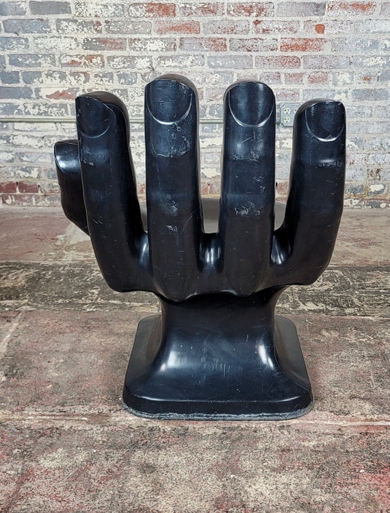 Black hand chair sale