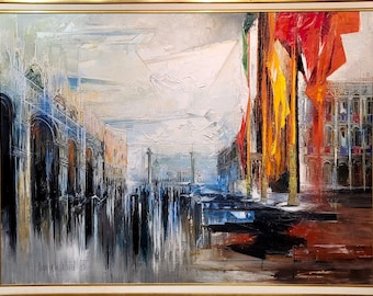 Mid Century Modern Art by Bouvier De Cachard - 64, Piazza San