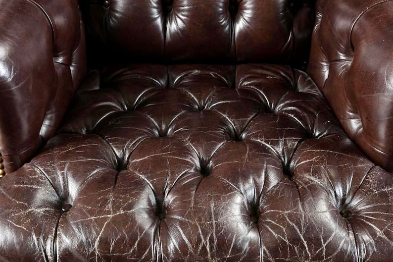 Photo inspiration: Fresh Look at Chesterfield Vintage Wingback Armchair W Tufted Burgundy Leather