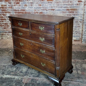 19th century 5 drawers Mahogany Dresser Chest