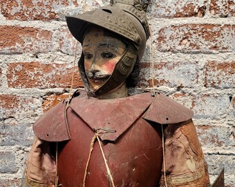 19 世紀シチリアのマリオネット人形 盾を持った騎士 - Etsy 日本