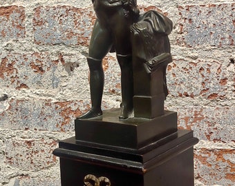 Napoleon Bonaparte in Uniform -19th century Bronze sculpture