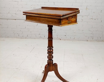 18th century Georgian Music Stand-Carved Walnut