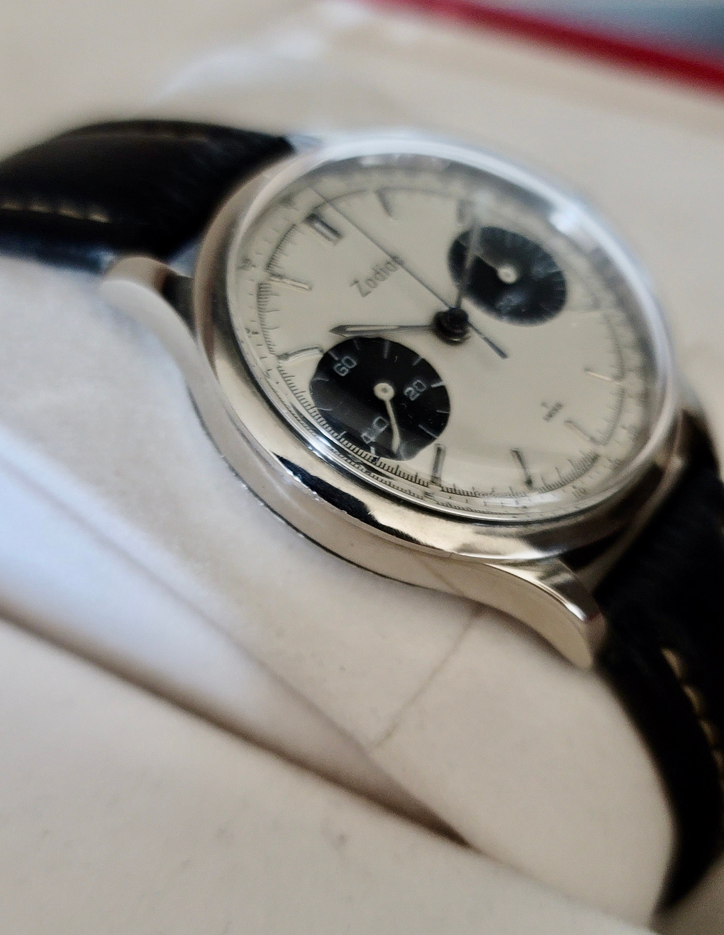 Zodiac Chronograph -original 1960s Vintage Stainless Steel