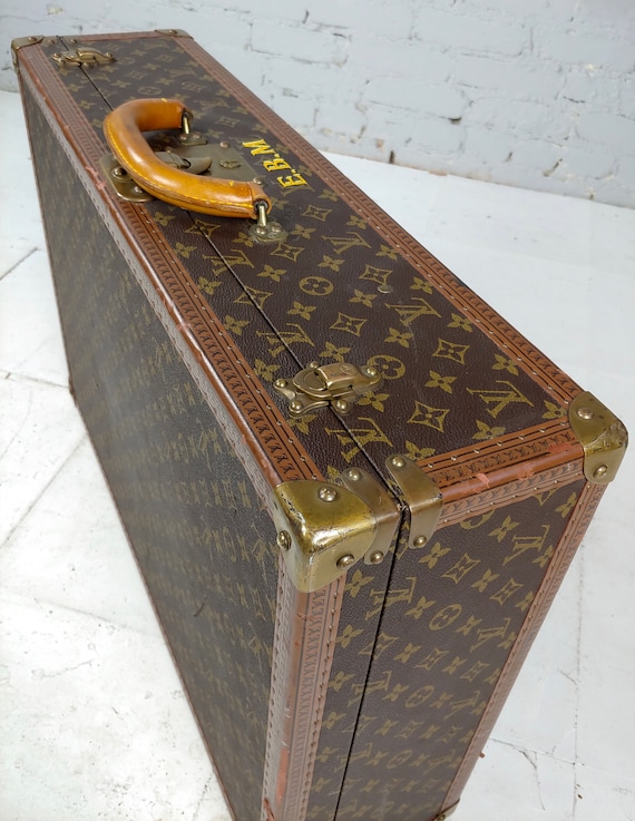 Louis Vuitton Bisten 55 Original Hard Leather Mon… - image 8