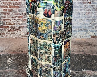 Semanier 7 drawers bedroom Chest w/Comic Books Motif
