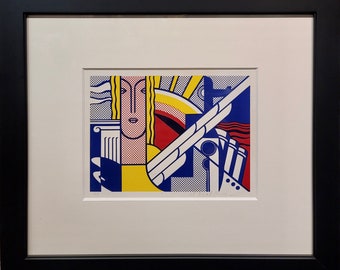 Roy Lichtenstein 1967 Modern Art Poster Published by Leo Castelli Gallery,New York