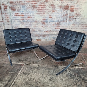 Barcelona stoelen - naar Mies Van Der Rohe (1886-1969) - Een paar