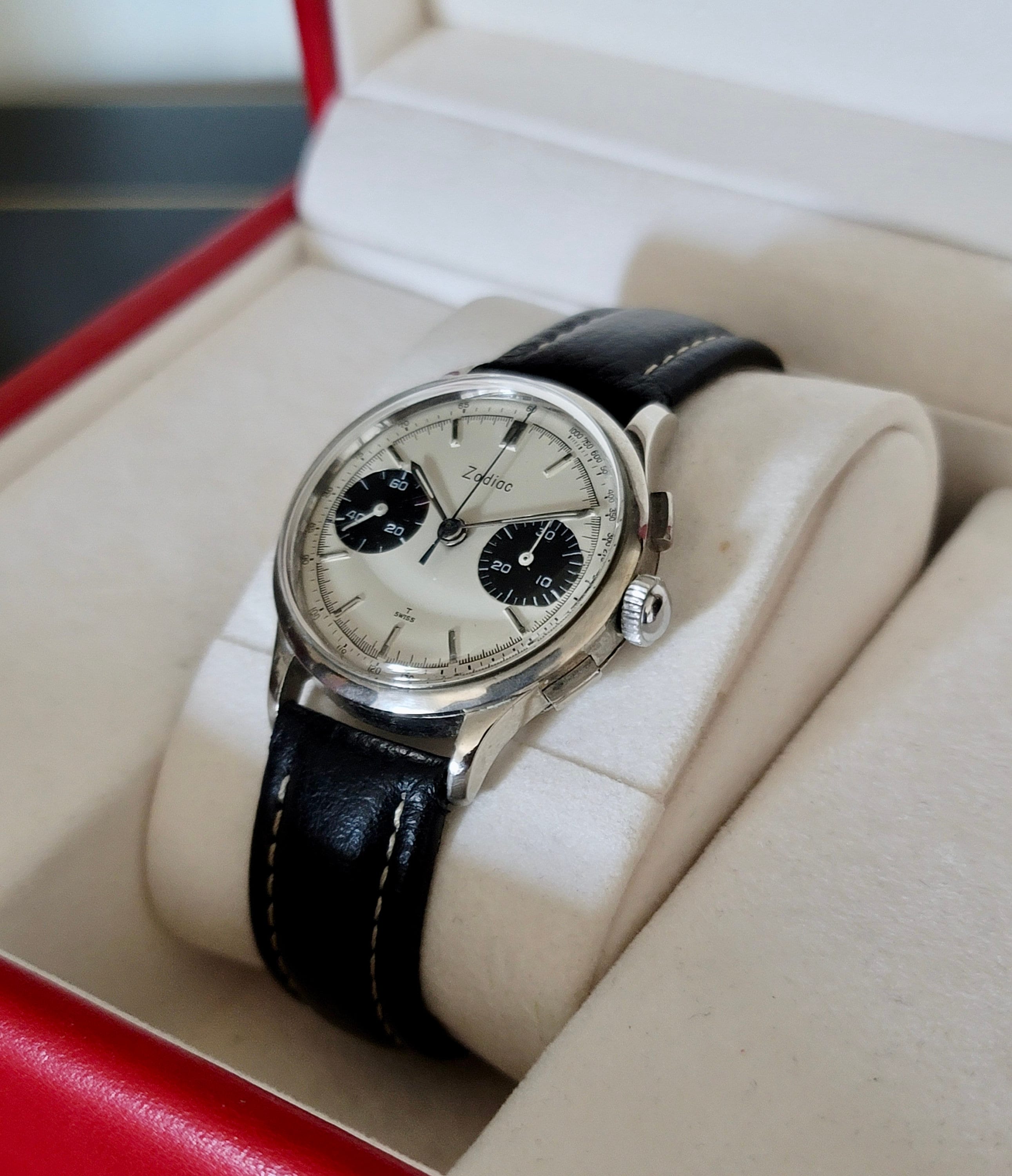 Zodiac Chronograph -original 1960s Vintage Stainless Steel Zodiac Chronograph -original 1960s Vintage Stainless Steel