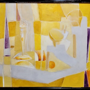 ロジャー シャステル - Le Tour De Cartes -1958 油絵