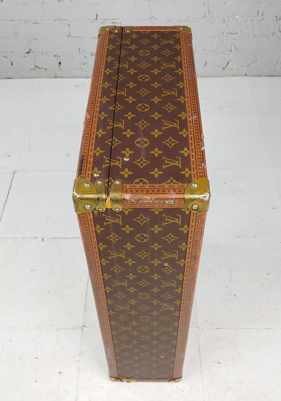 Louis Vuitton Bisten 55 - Original vintage Hard Leather Monogram