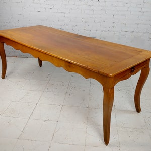 18th century French Provincial Fruitwood farm Dinning Table