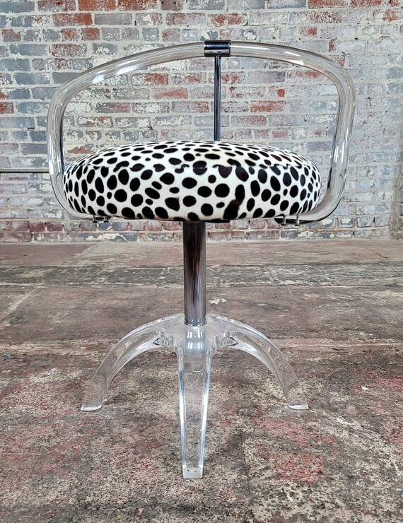 Chrome vanity online stool