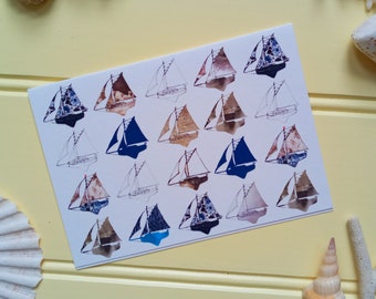 Sailing Boat Greetings Card