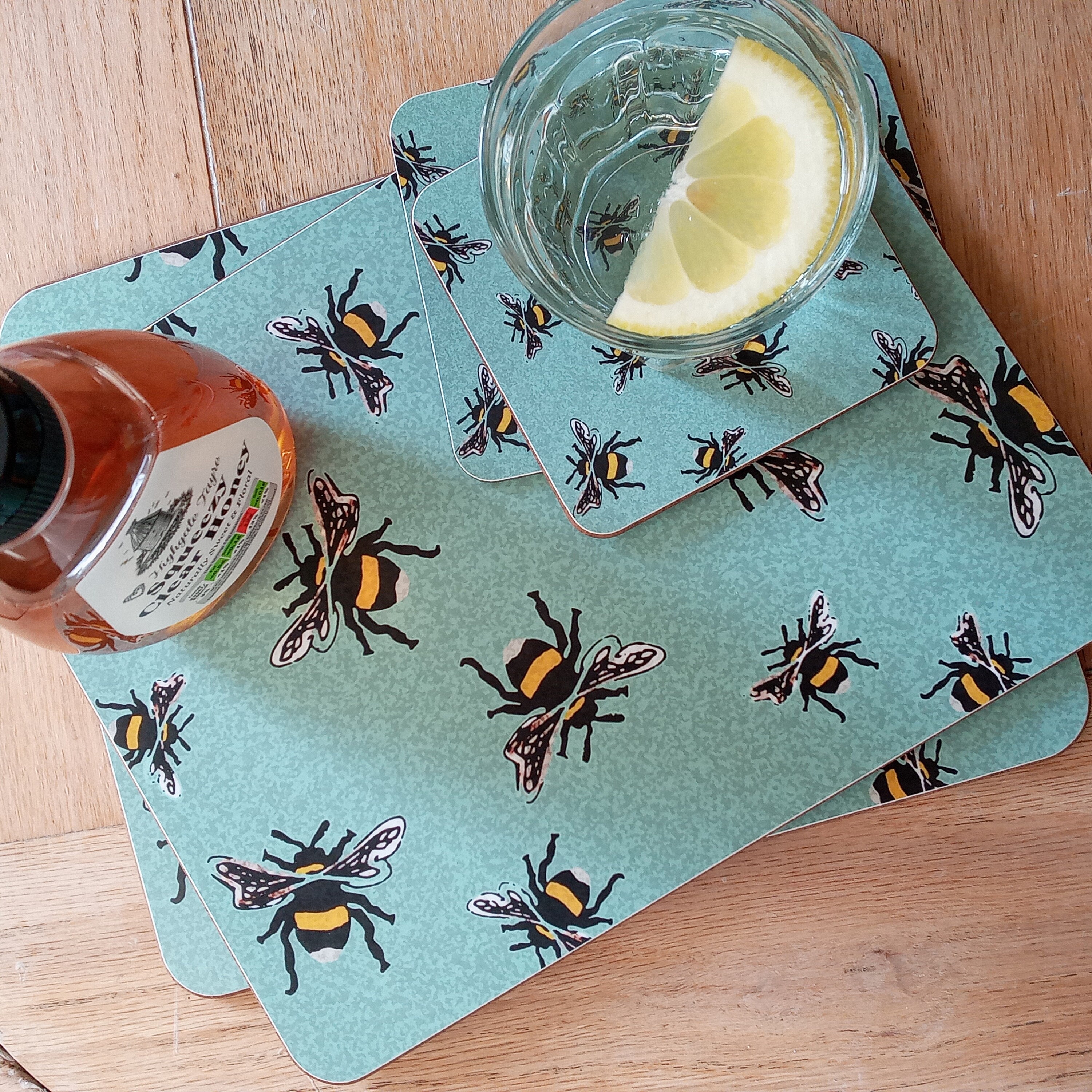 Bumble Bees Placemat Etsy UK