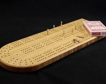 Bamboo Cribbage Board