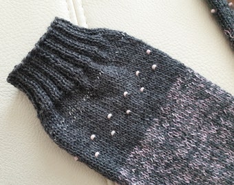 Hand-knitted socks in the gradient. Gr 39/40