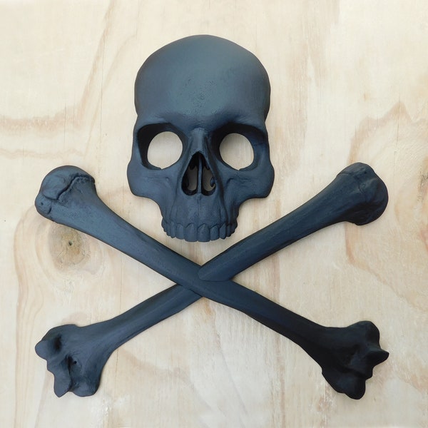 Décoration murale pleine grandeur tête de mort | Décoration murale pirate gothique