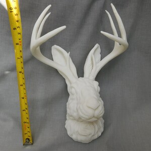 Jackalope Head Wall Art | 3D Printed Jackalope Mount Home Decor bild 5
