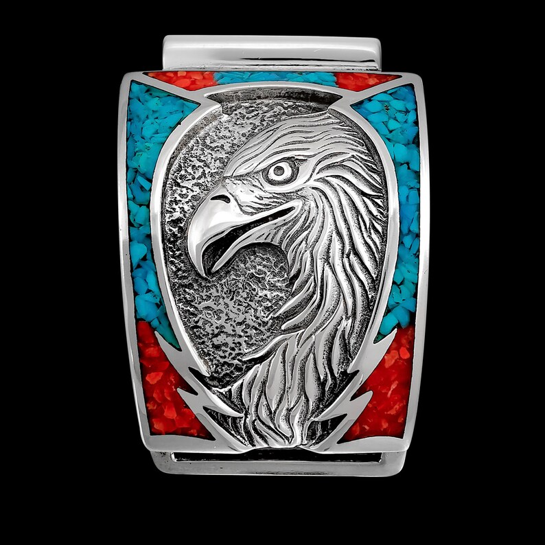 Custom American Bald Eagle Watch Sterling Silver Eagle Bust Etsy