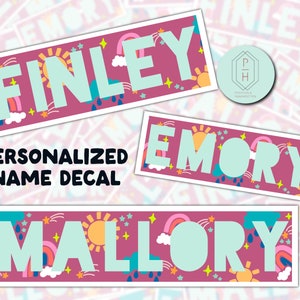 Pegatinas con nombre personalizado, Nombres, Pegatina única para botella de agua, Etiquetas con nombre, Regalos personalizados