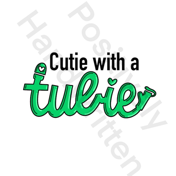 Cutie with a tubie.  Gtube PNG for sublimation. Feeding tube awareness.