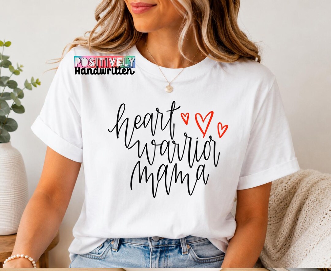 Heart Warrior Mama PNG: CHD Awareness Art (digital Download) - Etsy