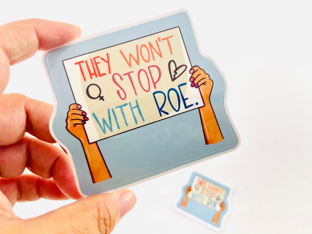 They Won’t Stop With Roe | Women’s Rights, Equal Rights Water Bottle ...