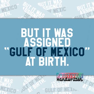 Adesivo do Golfo do México | Direitos das Mulheres | Anti Trump | Roe v Wade | Cabide | Adesivo de Para-choque