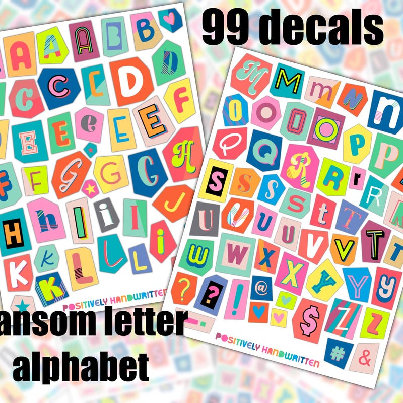 Burn Book Alphabet - Etsy