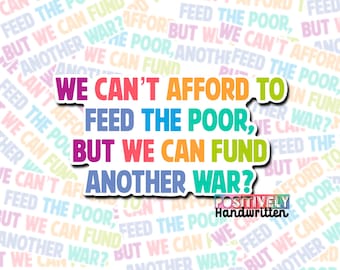 Anti-War Bumper Sticker: Pro-Women, LGBTQ, Pro-Choice Decal