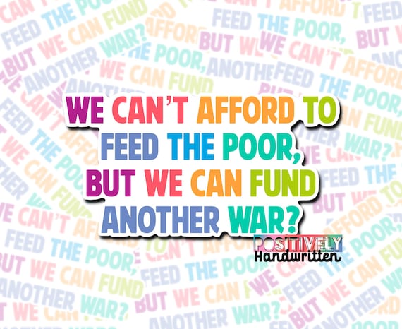 Anti-War Bumper Sticker: Pro-Women, LGBTQ, Pro-Choice Decal