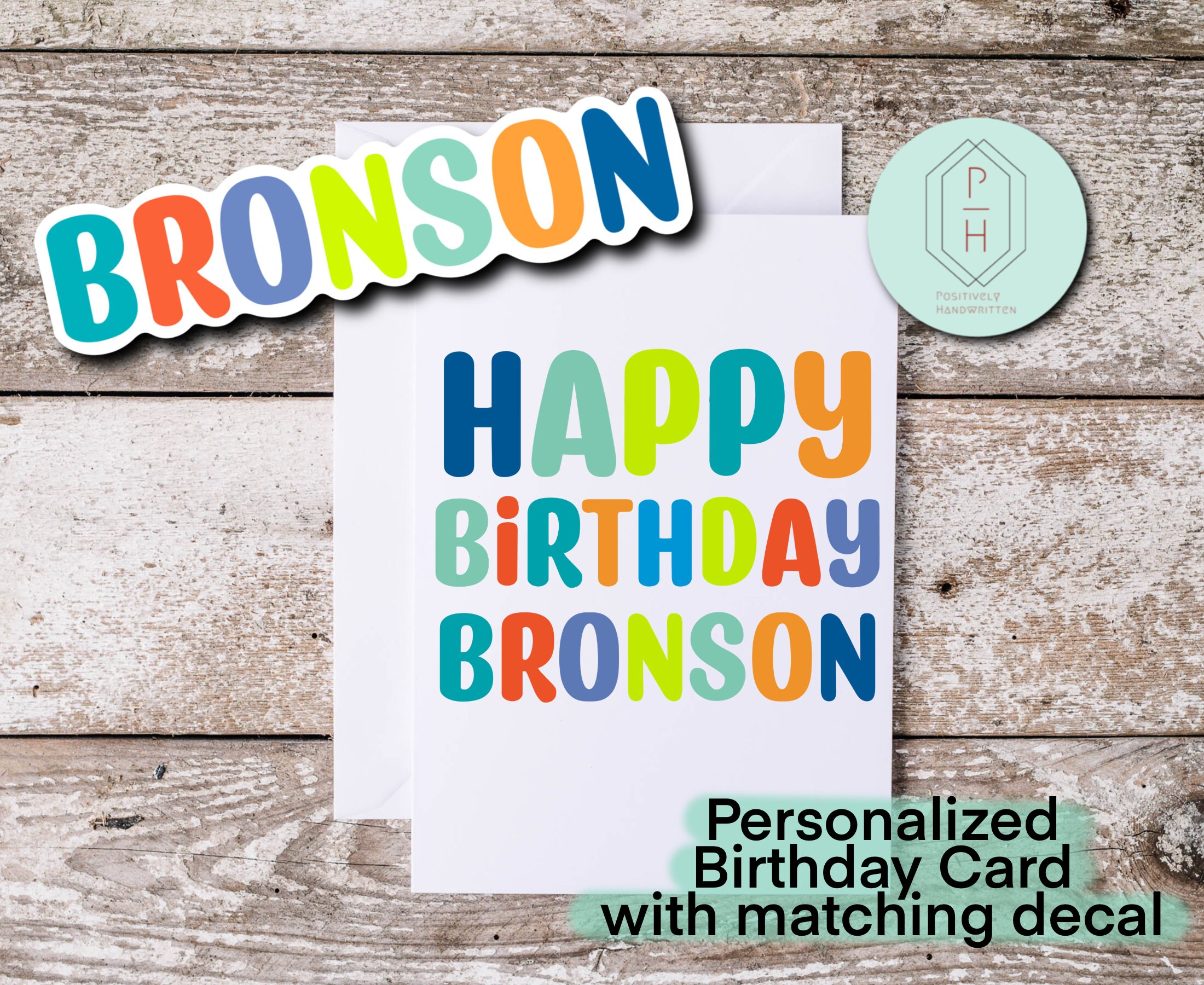 Craft Prints Personalised Handmade Birthday Card – For Boys / Son – With Envelope
