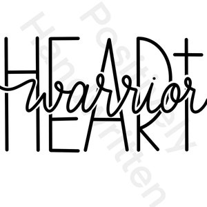 Heart Warrior. CHD awareness PNG digital download. Congenital heart defect art. Digital file Png