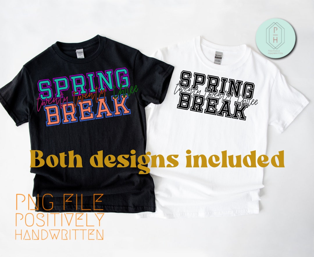 Spring Break 2023. PNG BUNDLE Shirt Design for Vacation. - Etsy