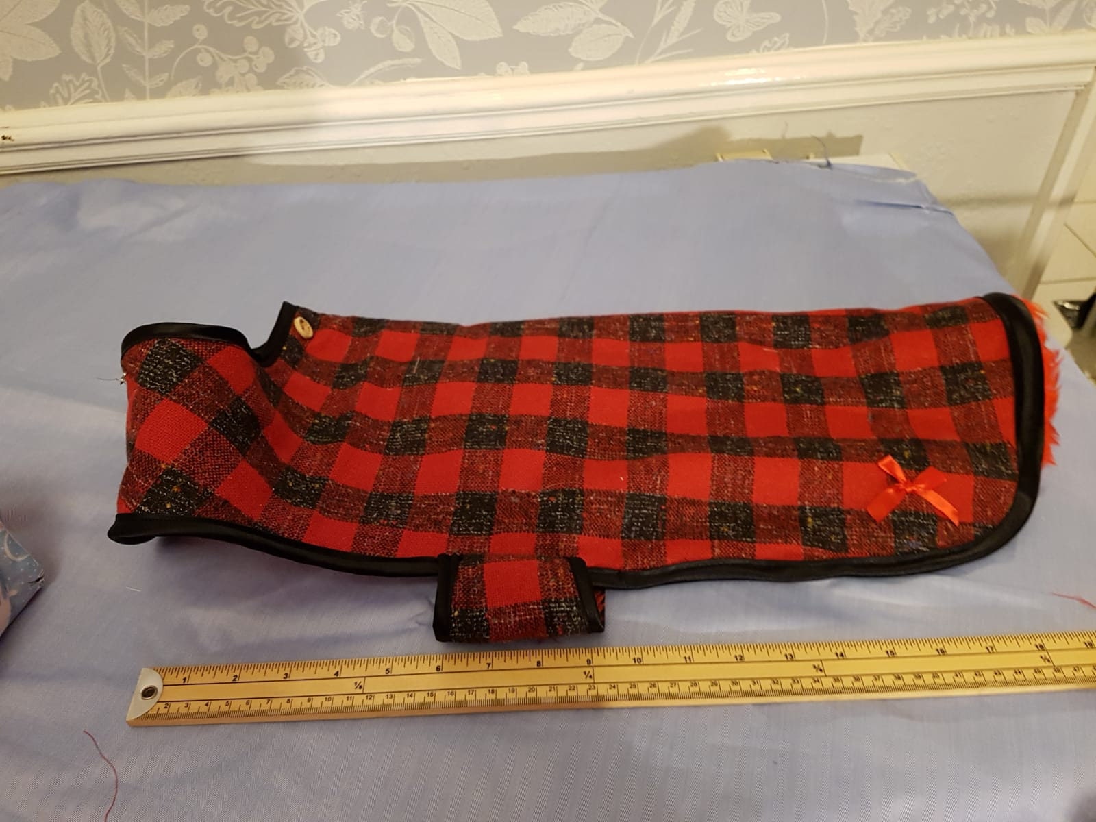 Large Red and Black Dog Coat Etsy UK