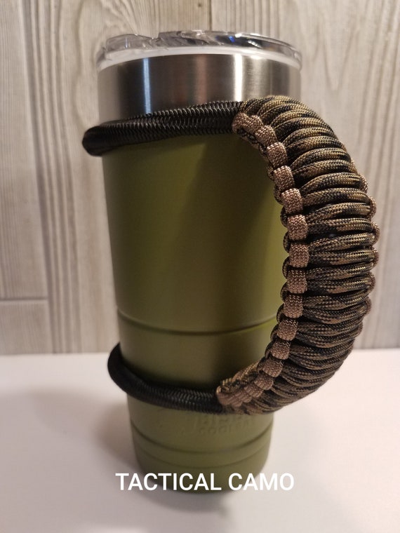 20 and 30 Oz Tumbler Handle College Team Colors Paracord Handle for 30 and  20 Oz YET Cup, Metal Tumbler 