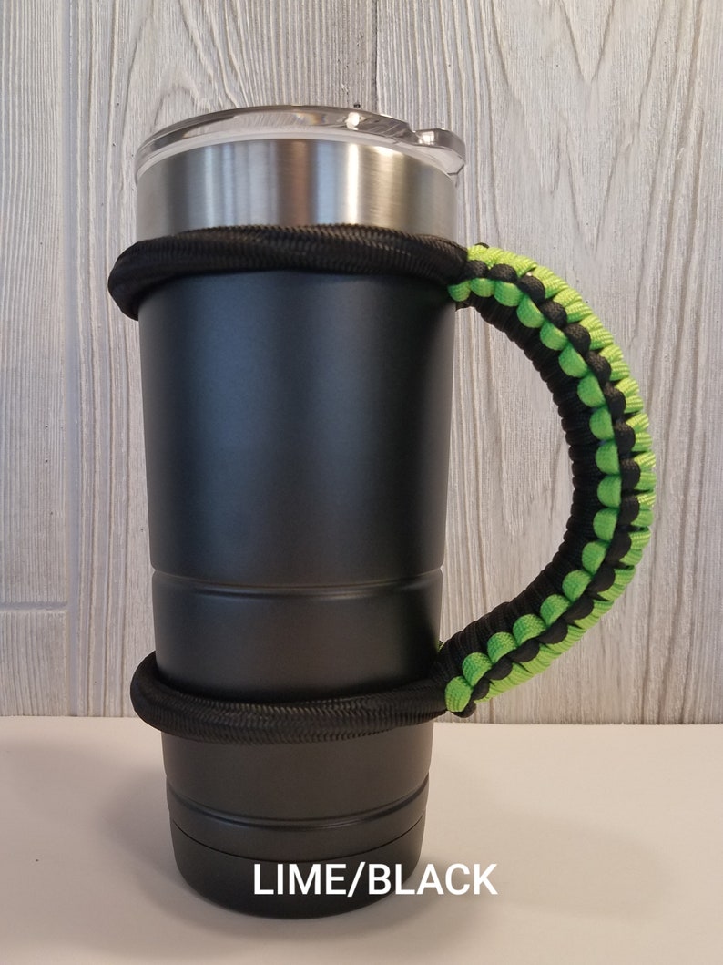 Paracord Tumbler Handle 30oz or 20oz Fits Yeti Rtic Bison Etsy