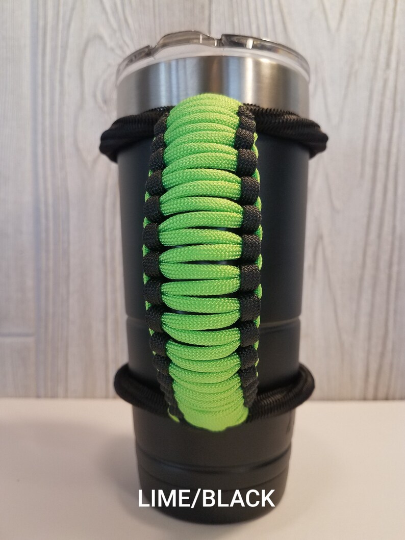 Paracord Tumbler Handle 30oz or 20oz Fits Yeti Rtic Bison Etsy