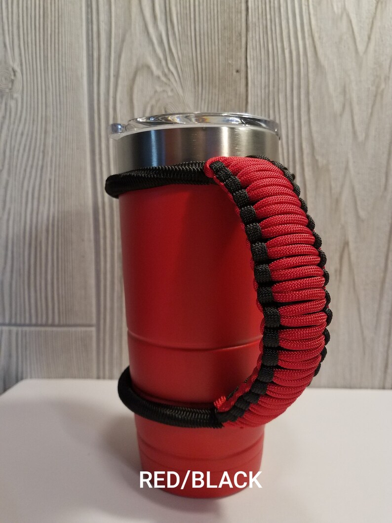 Paracord Tumbler Handle 30oz or 20oz Fits Yeti Rtic Bison Etsy