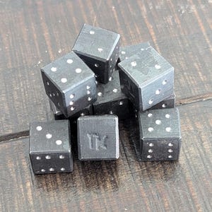 鍛造鉄製六面ダイス（D6）