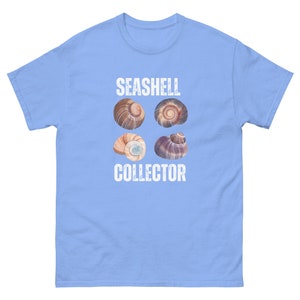 Seashell Collector Beach Comber T-Shirt | Shelling Gifts For Men and Women | Ocean Shell Collecting Shirts