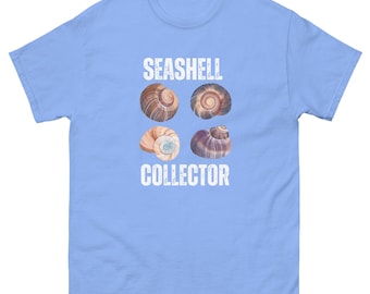 Camiseta Seashell Collector Beach Comber / Regalos de bombardeo para hombres y mujeres / Camisas de recolección de conchas oceánicas