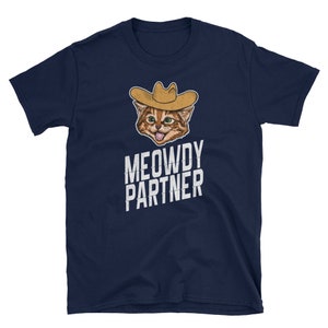 Cat Shirt Meowdy Partner, Funny Cat Shirt, Western Cowboy Hat Farmer Howdy Kitten, Cat Lover Gift
