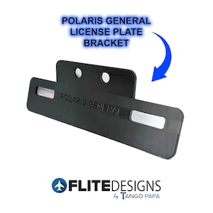Polaris General License Plate Bracket: ATV UTV Side by Side Mount