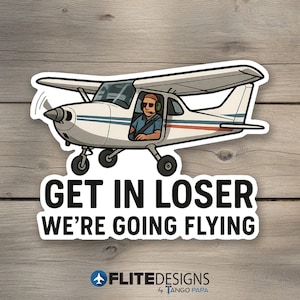 Cessna 172 Pilot Sticker | Funny Aviation Gift